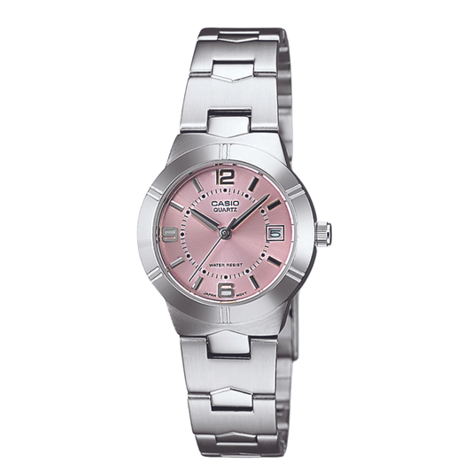 Reloj Análogo Casual Plateado de Mujer