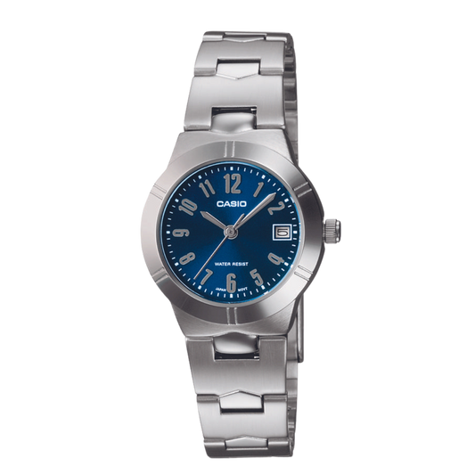 Reloj Análogo Casual Plateado de Mujer