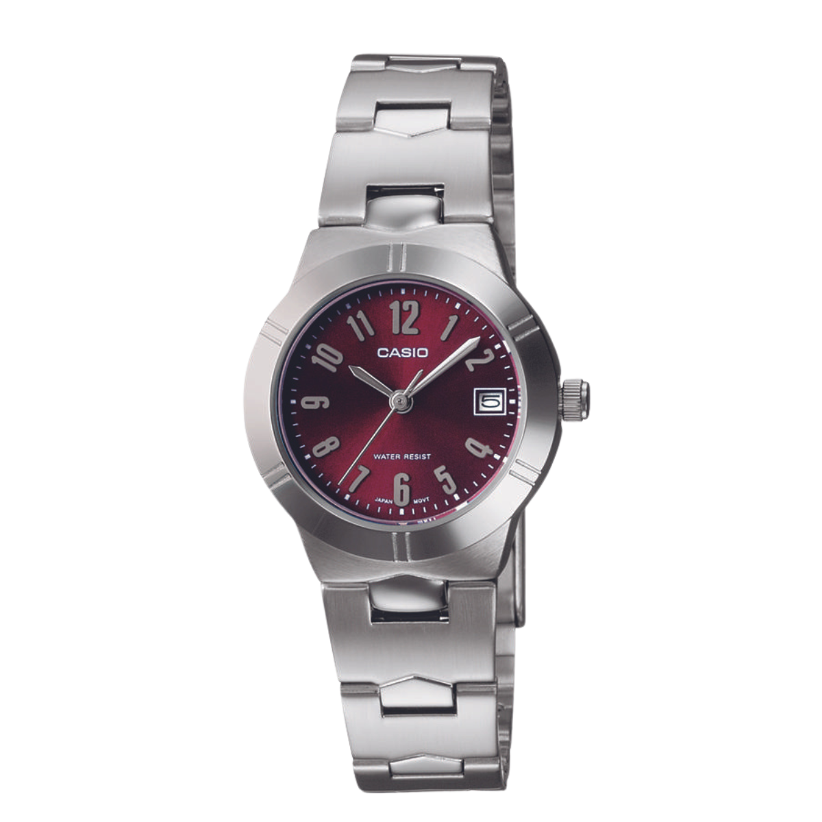 Reloj Análogo Casual Plateado de Mujer