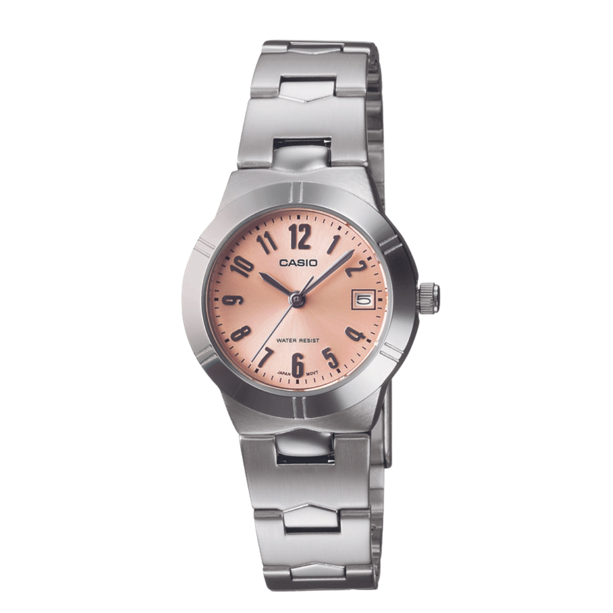 Reloj Análogo Casual Plateado de Mujer