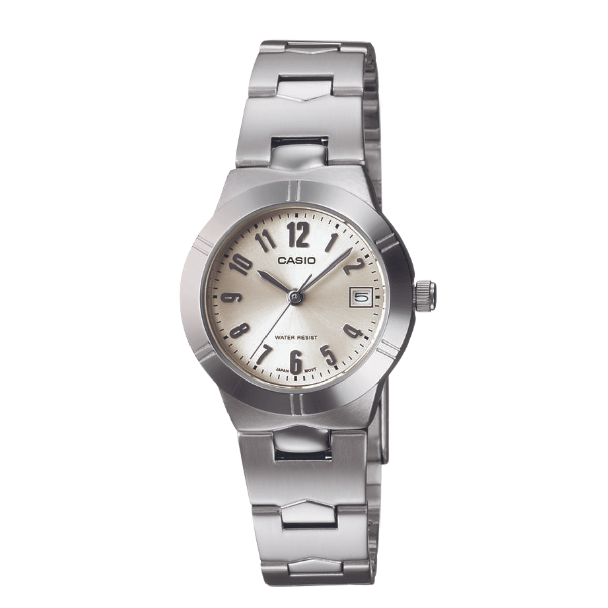 Reloj Análogo Casual Plateado de Mujer