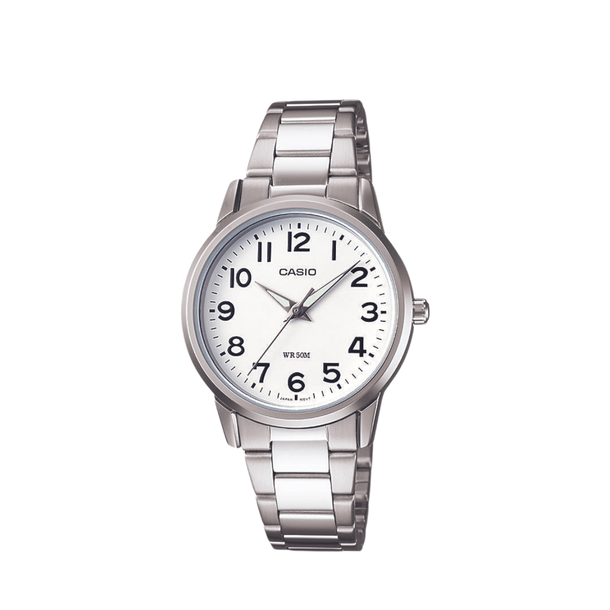 Reloj Análogo Casual Plateado de Mujer