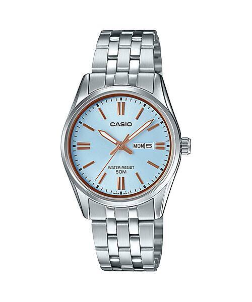 Reloj Análogo Casual Plateado de Mujer