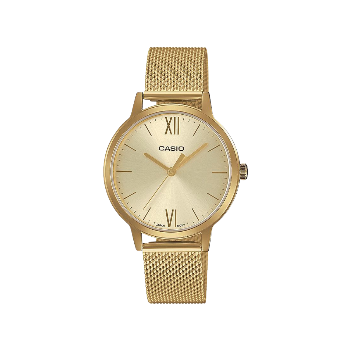 Reloj Análogo Casual Dorado de Mujer