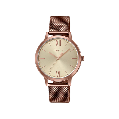 Reloj Análogo Casual Rosado de Mujer