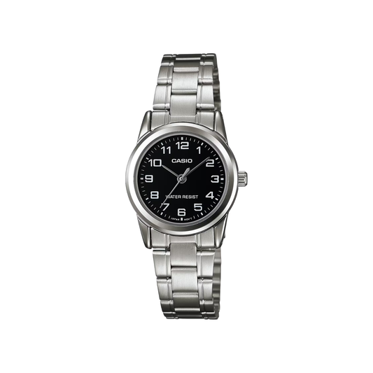 Reloj Análogo Casual Plateado de Mujer