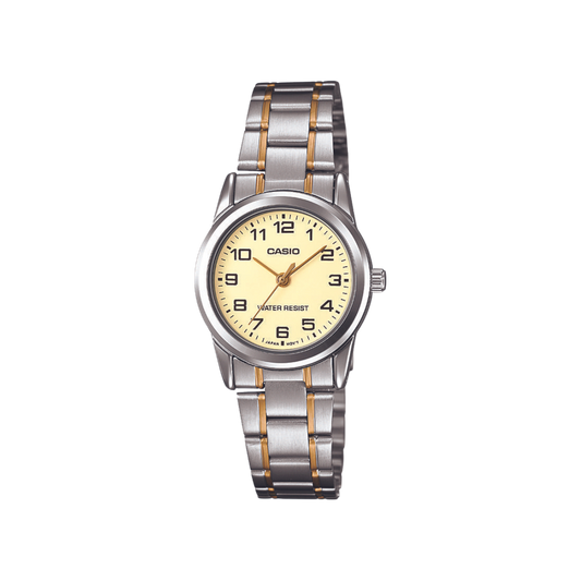 Reloj Análogo Casual Plateado de Mujer