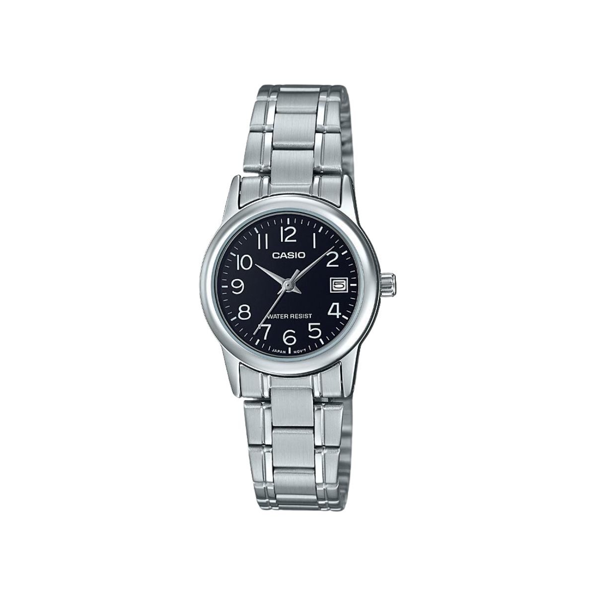 Reloj Análogo Casual Plateado de Mujer