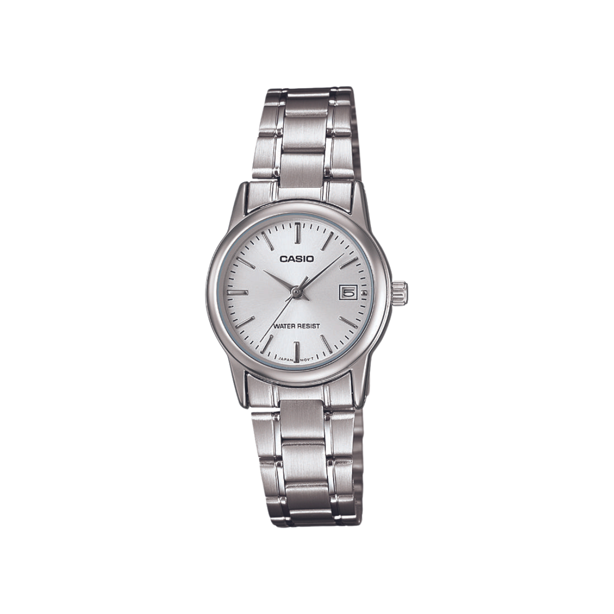 Reloj Análogo Casual Plateado de Mujer