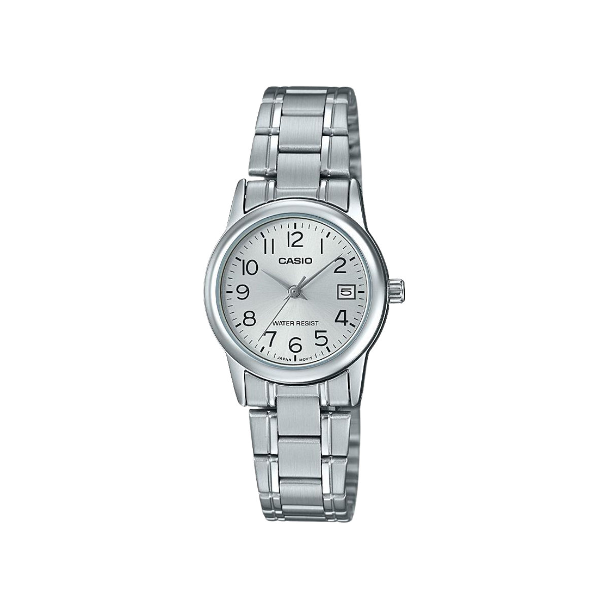 Reloj Análogo Casual Plateado de Mujer