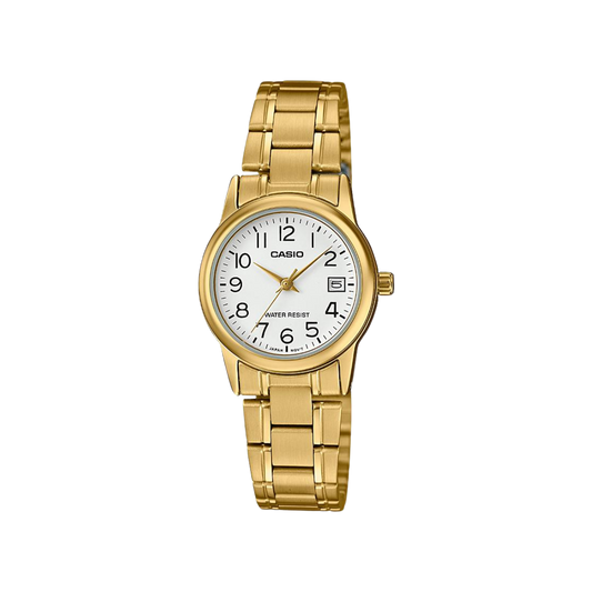 Reloj Análogo Casual Dorado de Mujer