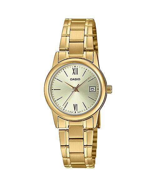 Reloj Análogo Vintage Dorado de Mujer