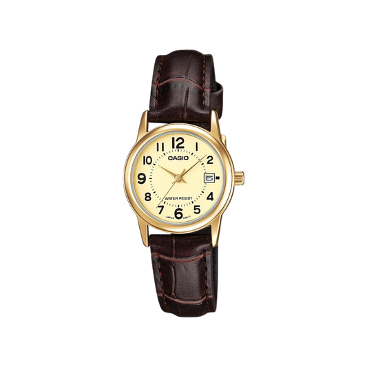 Reloj Análogo Casual Dorado de Mujer