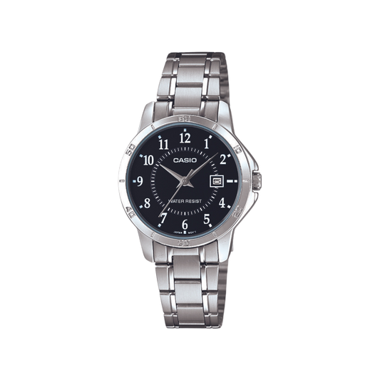 Reloj Análogo Casual Plateado de Mujer