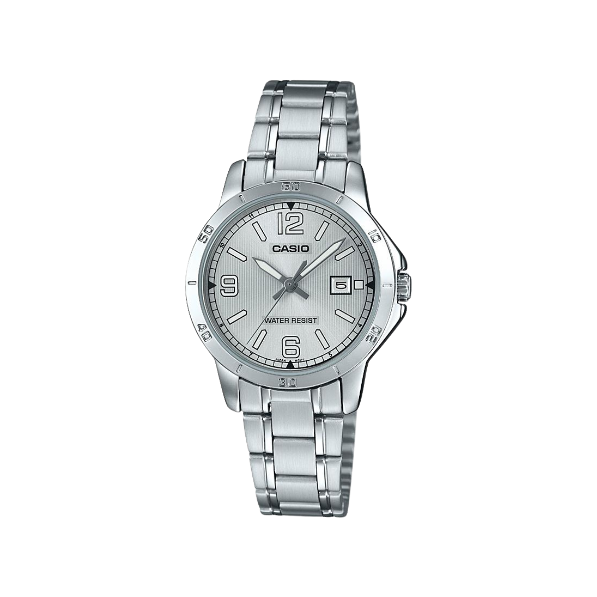 Reloj Análogo Casual Plateado de Mujer