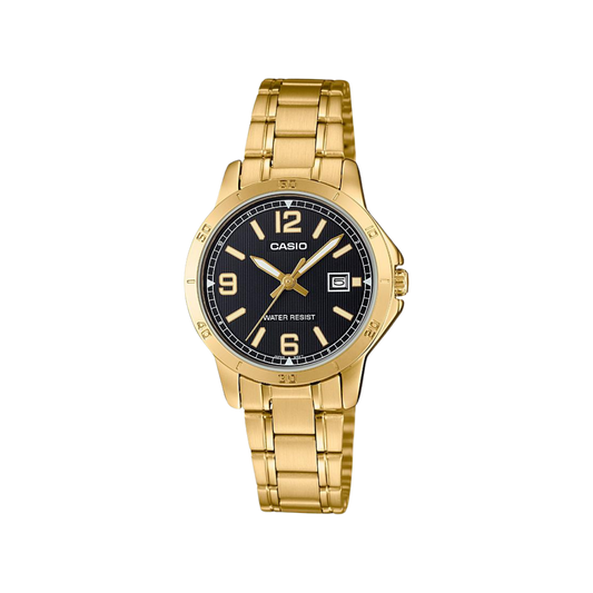 Reloj Análogo Casual Dorado de Mujer