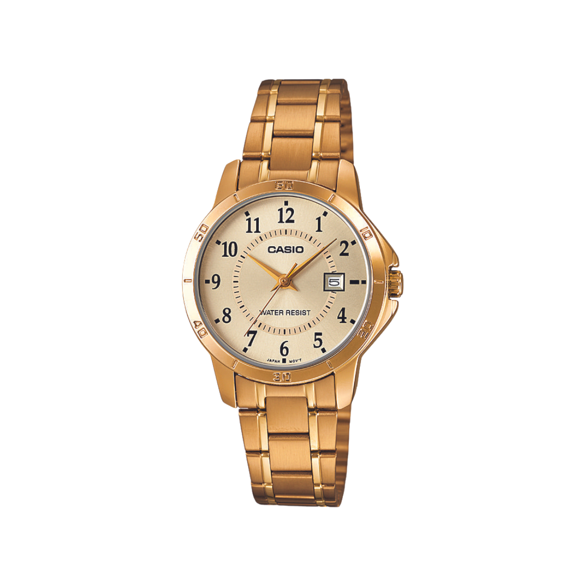 Reloj Análogo Casual Dorado de Mujer