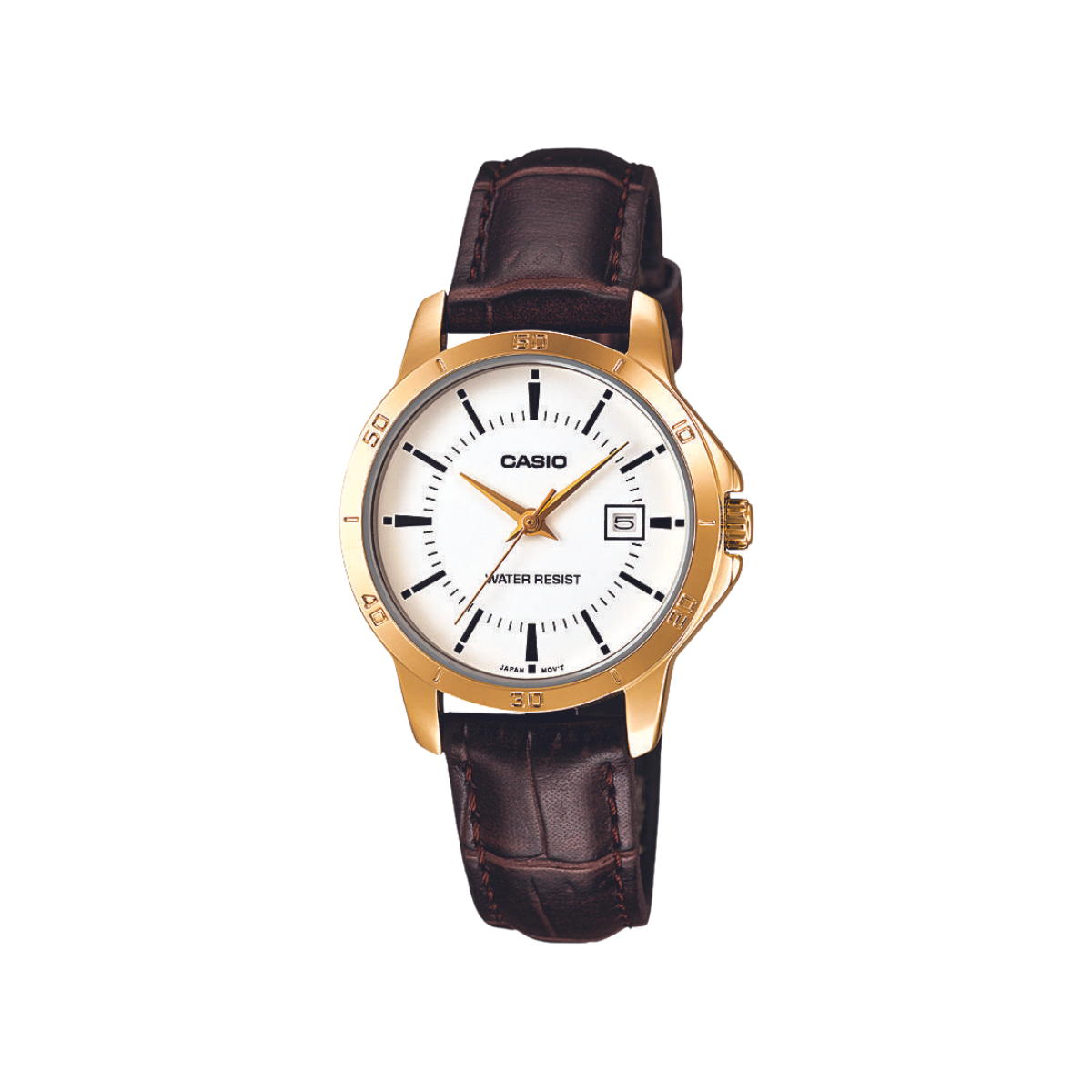 Reloj Análogo Casual Dorado de Mujer