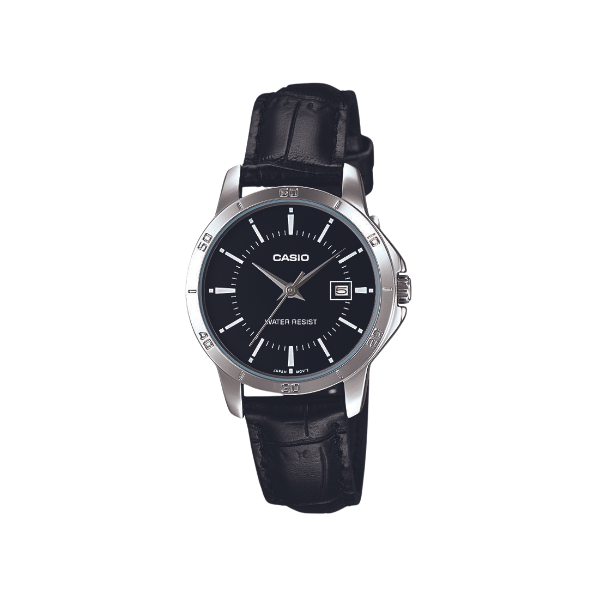 Reloj Análogo Casual Negro de Mujer