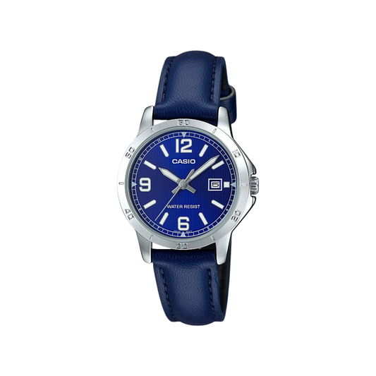 Reloj Análogo Casual Plateado de Mujer