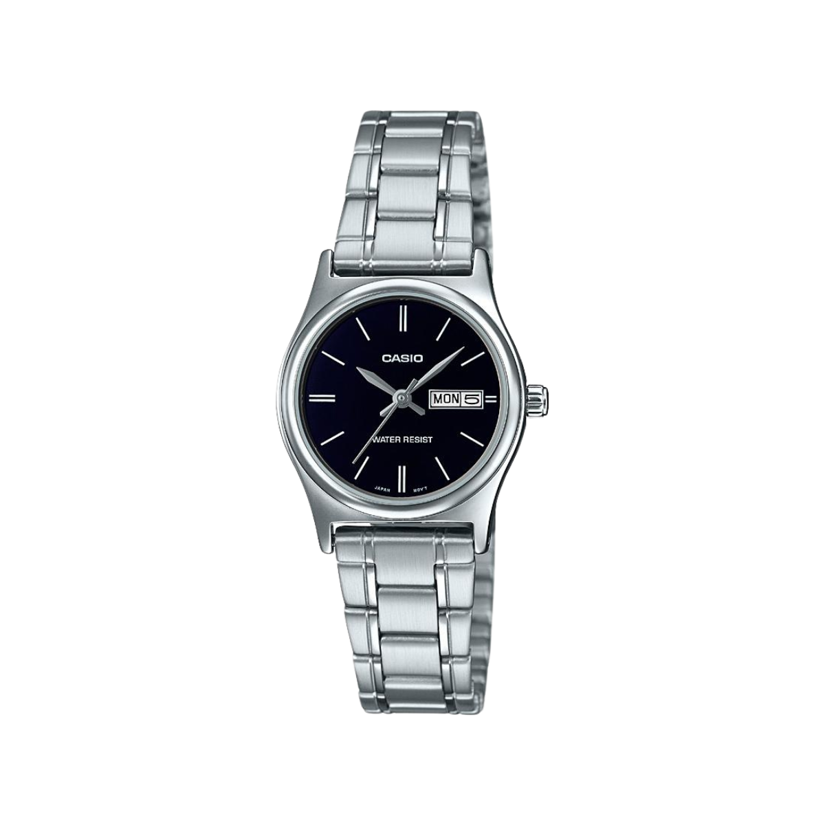 Reloj Análogo Casual Plateado de Mujer