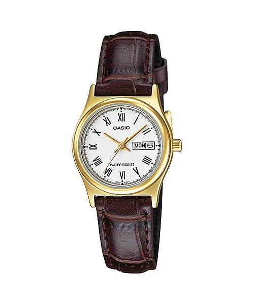 Reloj Análogo Casual Dorado de Mujer