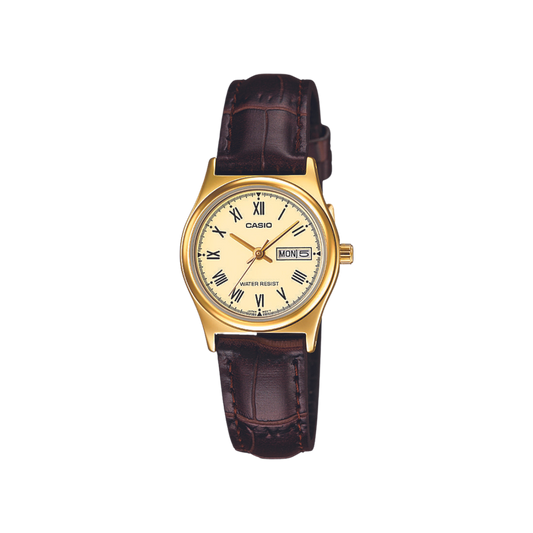 Reloj Análogo Casual Dorado de Mujer