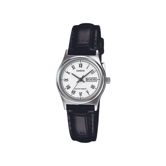 Reloj Análogo Casual Plateado de Mujer