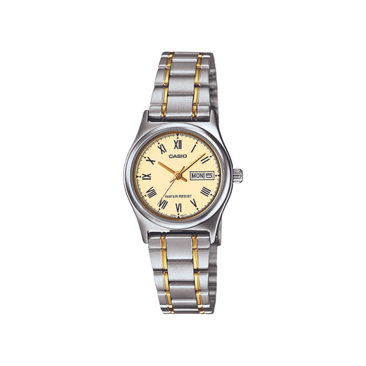 Reloj Análogo Casual Dorado de Mujer