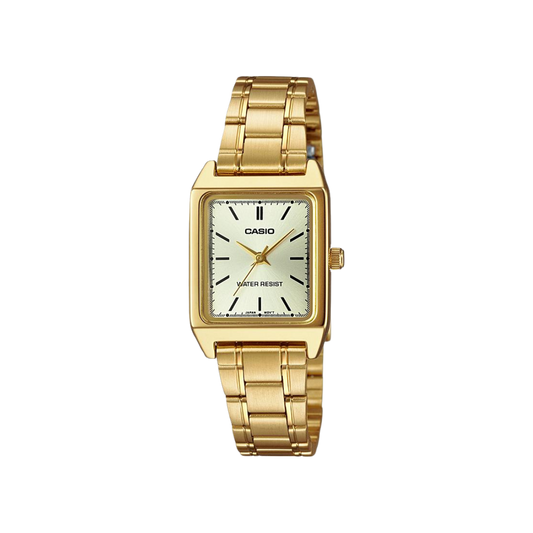 Reloj Análogo Casual Dorado de Mujer