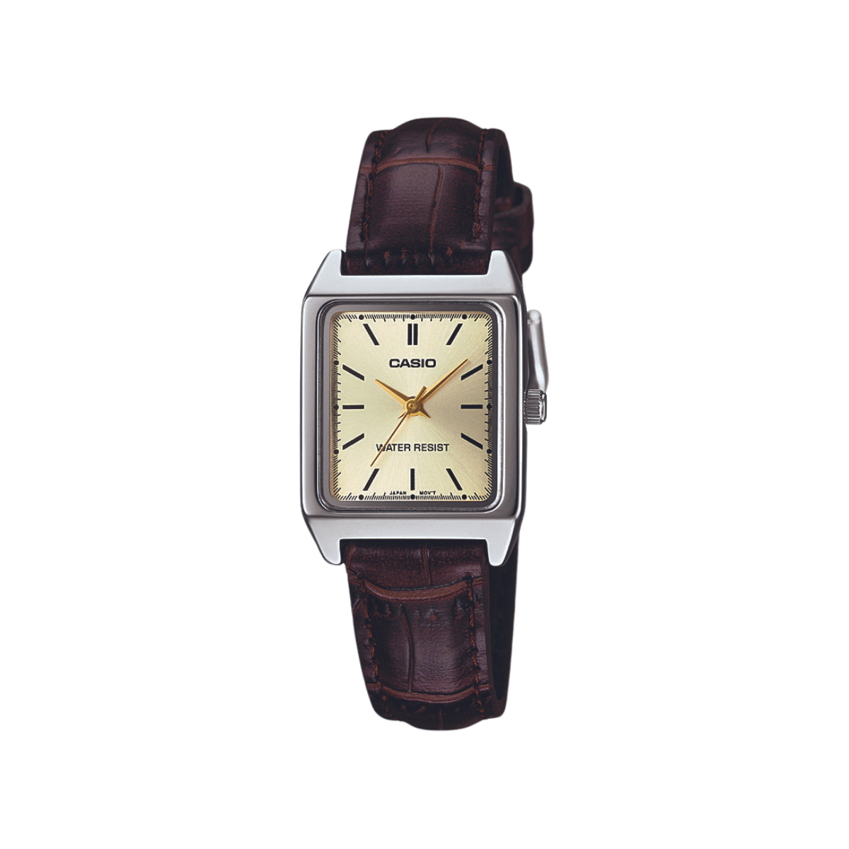 Reloj Análogo Casual Plateado de Mujer