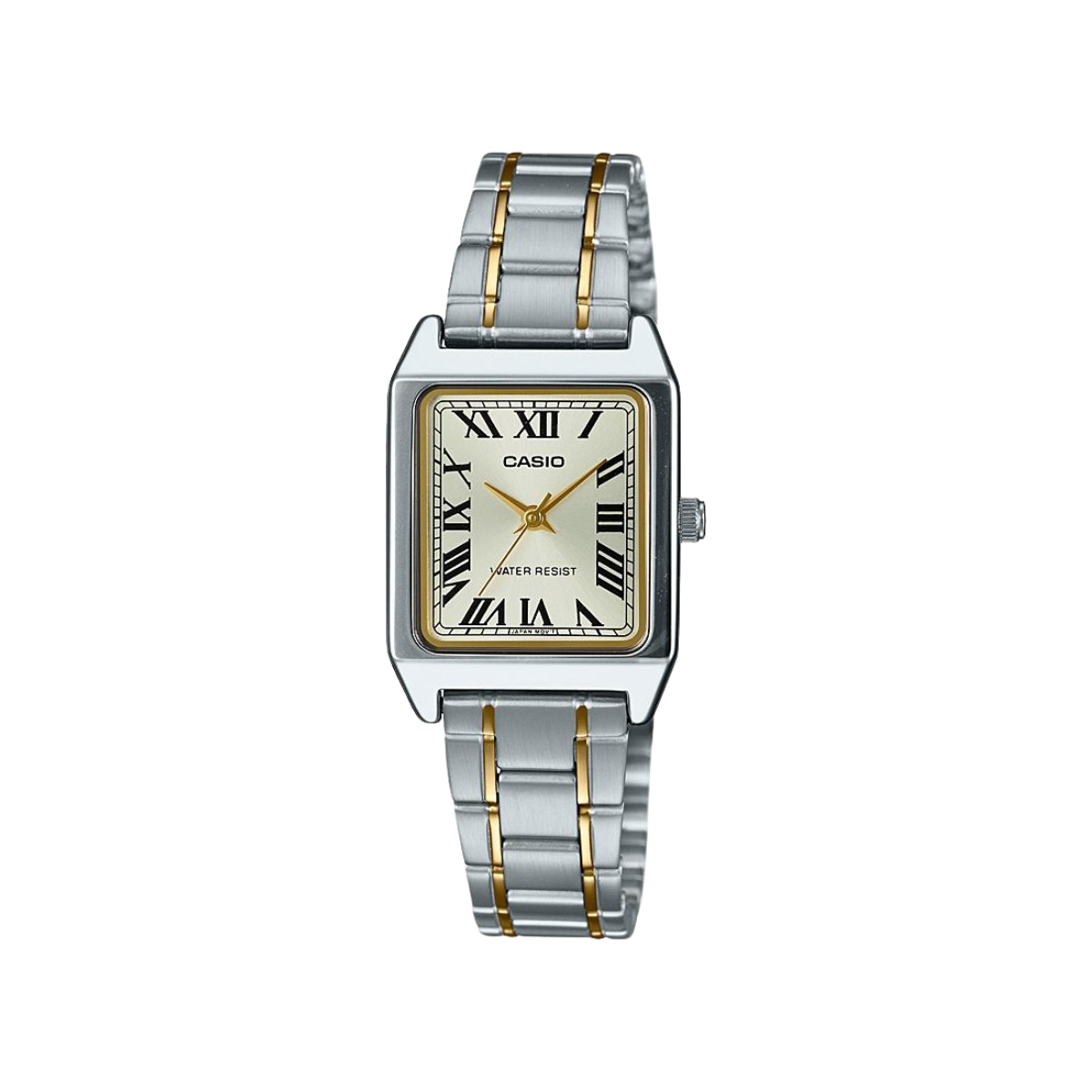 Reloj Análogo Estándar Casual Plateado de Mujer