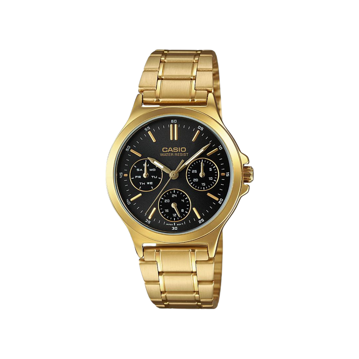 Reloj Análogo Casual Dorado de Mujer