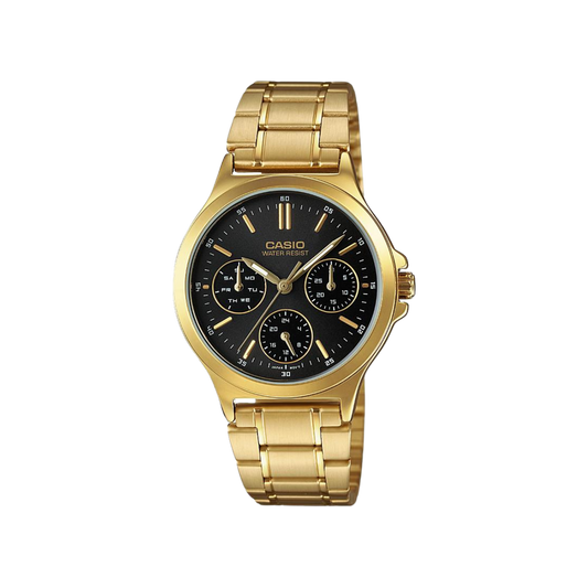 Reloj Análogo Casual Dorado de Mujer