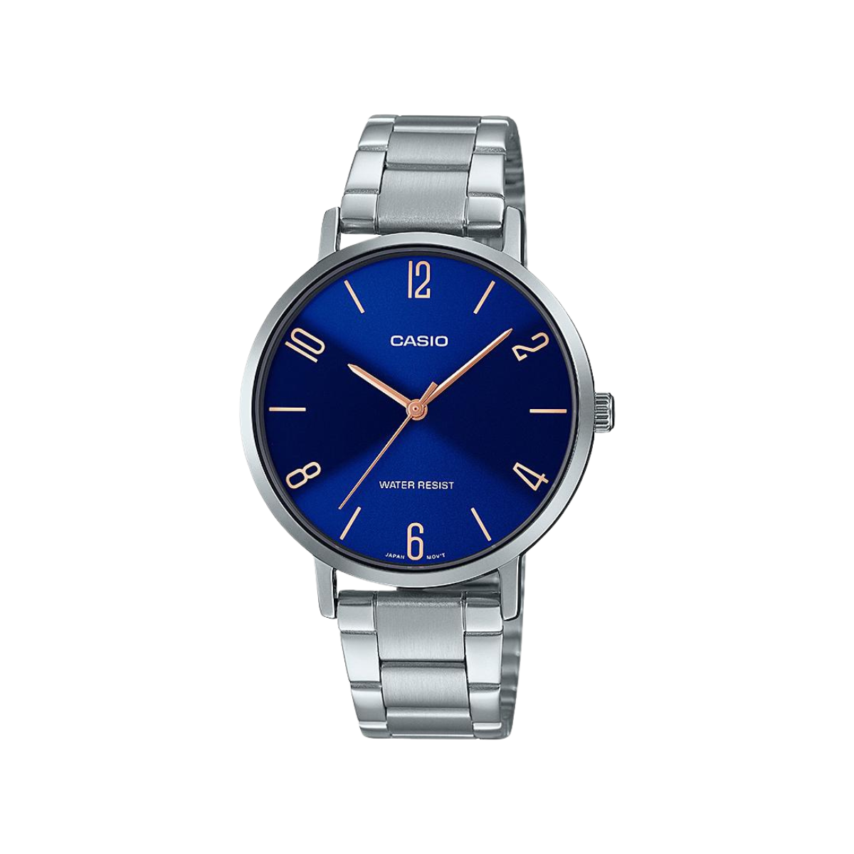 Reloj Análogo Minimalista Casual Plateado de Mujer