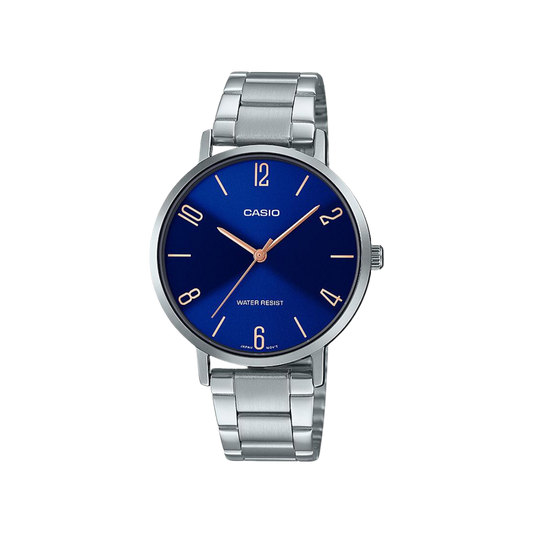 Reloj Análogo Minimalista Casual Plateado de Mujer