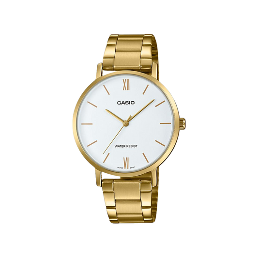 Reloj Análogo Estándar Casual Dorado de Hombre