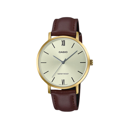 Reloj Análogo Casual Dorado de Mujer