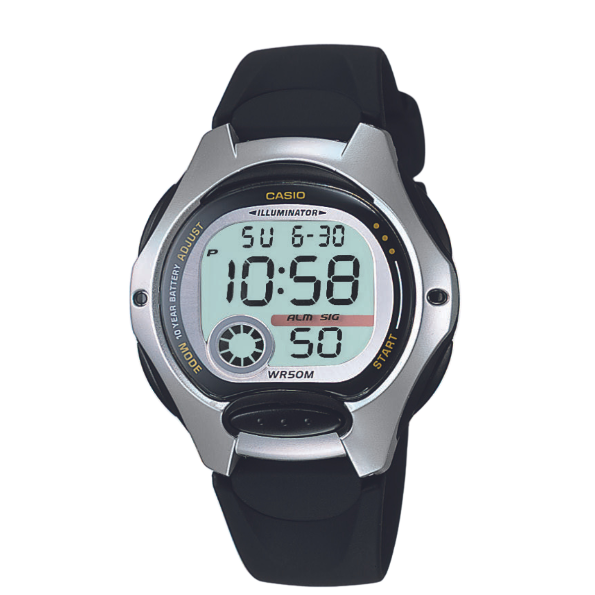 Reloj Digital Illuminator Sport Gris de Mujer