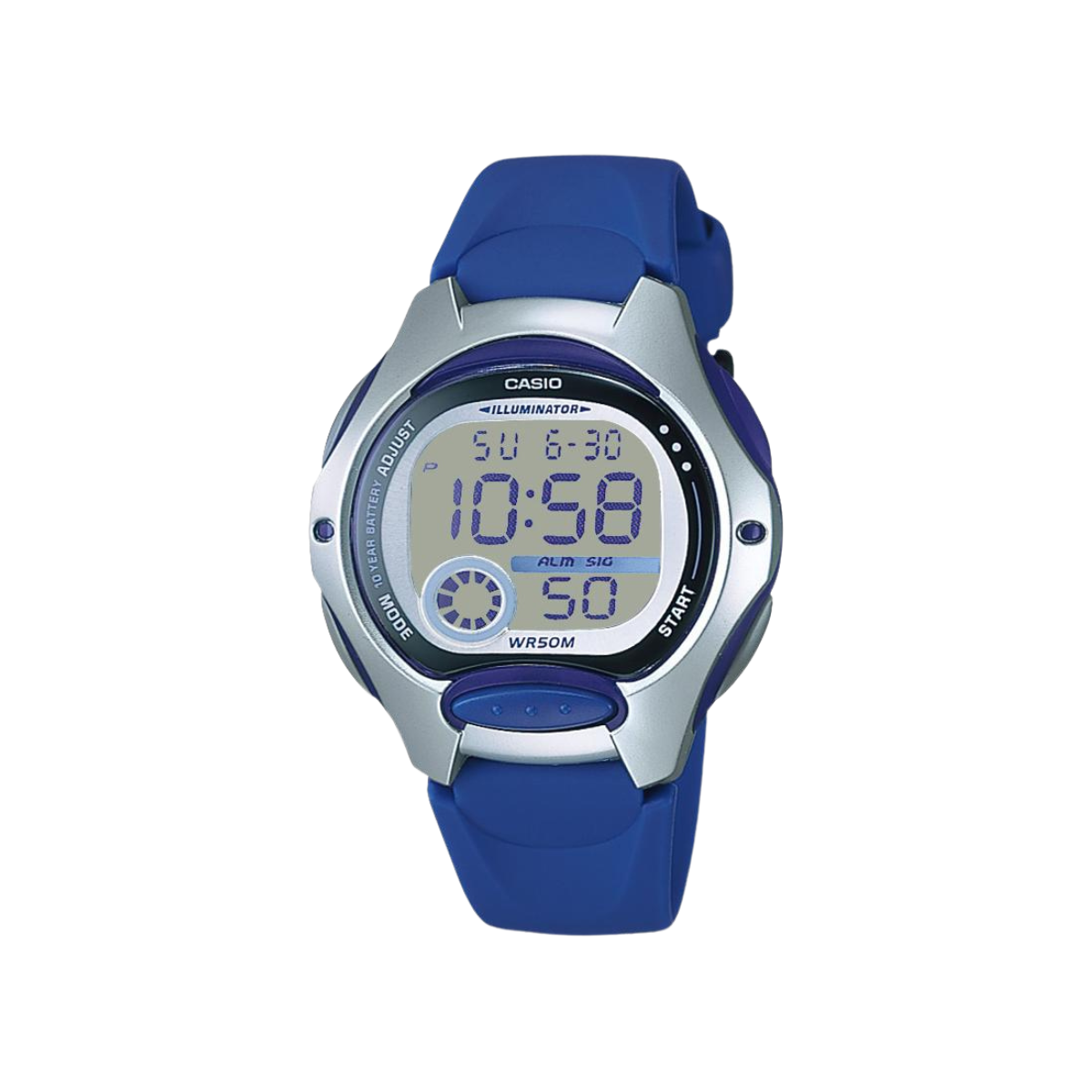 Reloj Digital Illuminator Sport Azul de Mujer