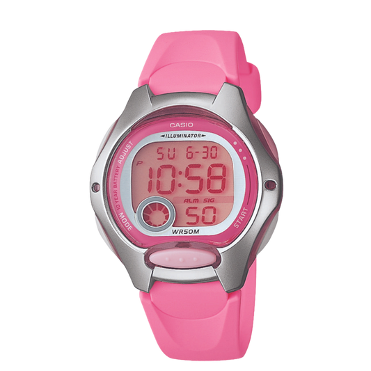 Reloj Digital Illuminator Sport Rosado de Mujer