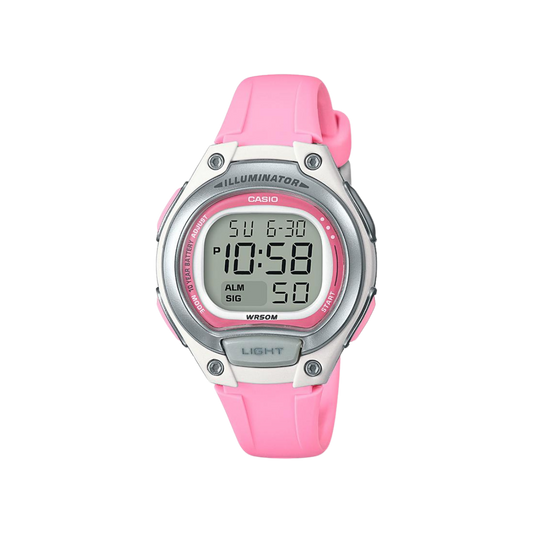 Reloj Digital Illuminator Casual Rosado de Mujer