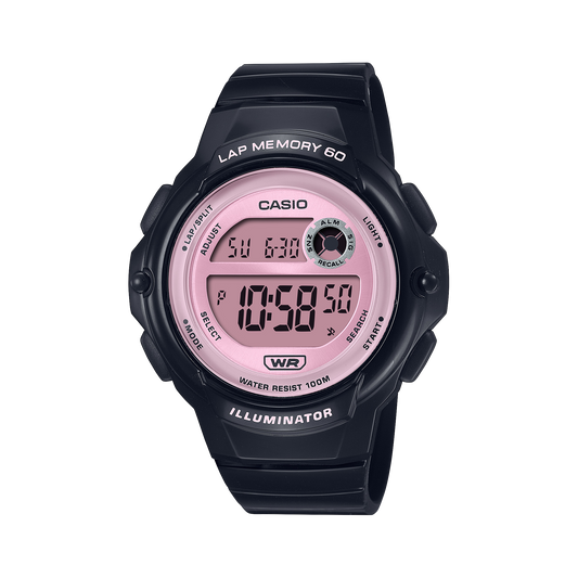 Reloj Digital Illuminator Sport Negro de Mujer