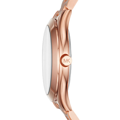 Reloj Análogo Mini Slim Runway Ejecutivo Rosado de Mujer