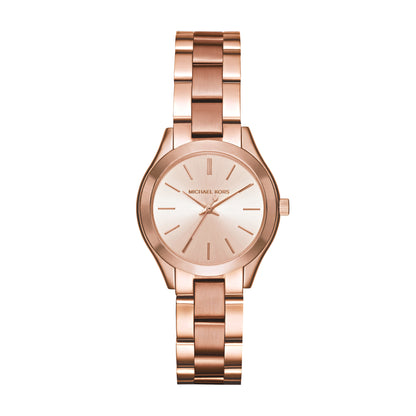 Reloj Análogo Mini Slim Runway Ejecutivo Rosado de Mujer