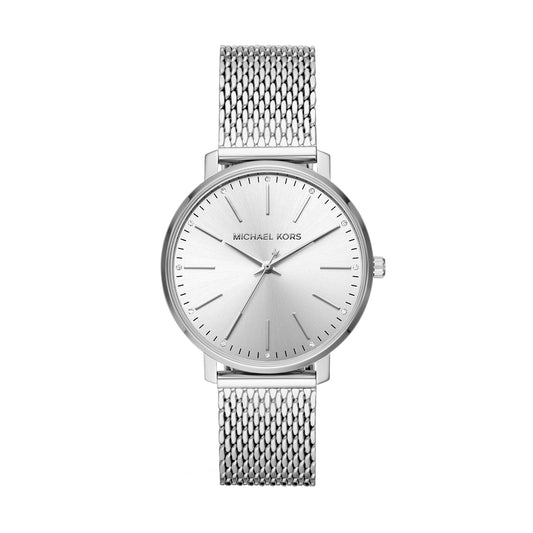 Reloj Análogo Mini Pyper Casual Plateado de Mujer