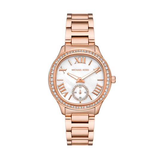 Reloj Análogo Sage Luxury Rosado de Mujer