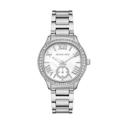 Reloj Análogo Sage Luxury Plateado de Mujer