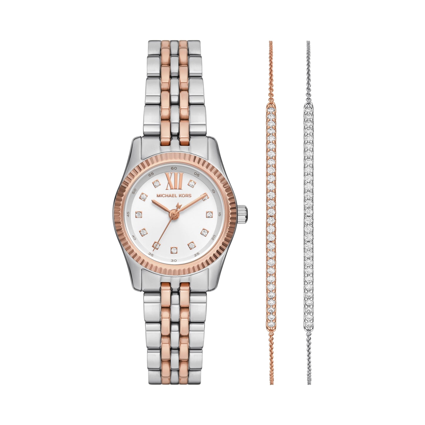 Reloj Análogo Lexington Luxury Plateado de Mujer