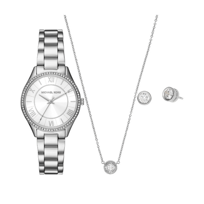 Reloj Análogo Luxury Plateado de Mujer